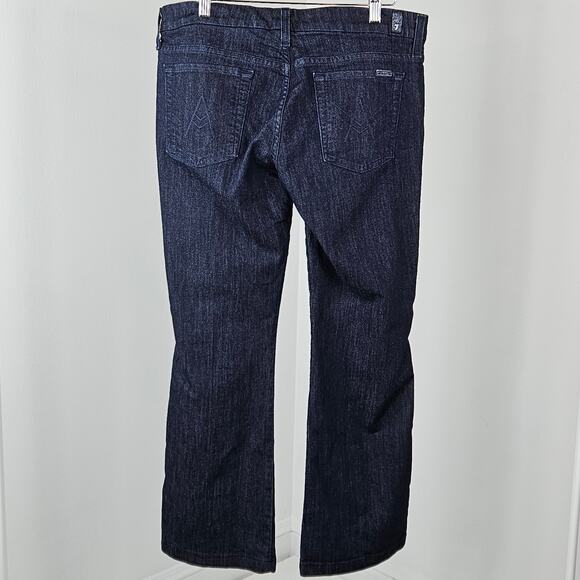 7 For All Mankind Lexi A Pocket Bootcut Denim Jeans | Women's 31 Petite - Picture 4 of 14